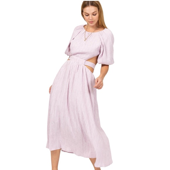 HYFVE Cut-Out Midi Dress Size Medium - Picture 1 of 5